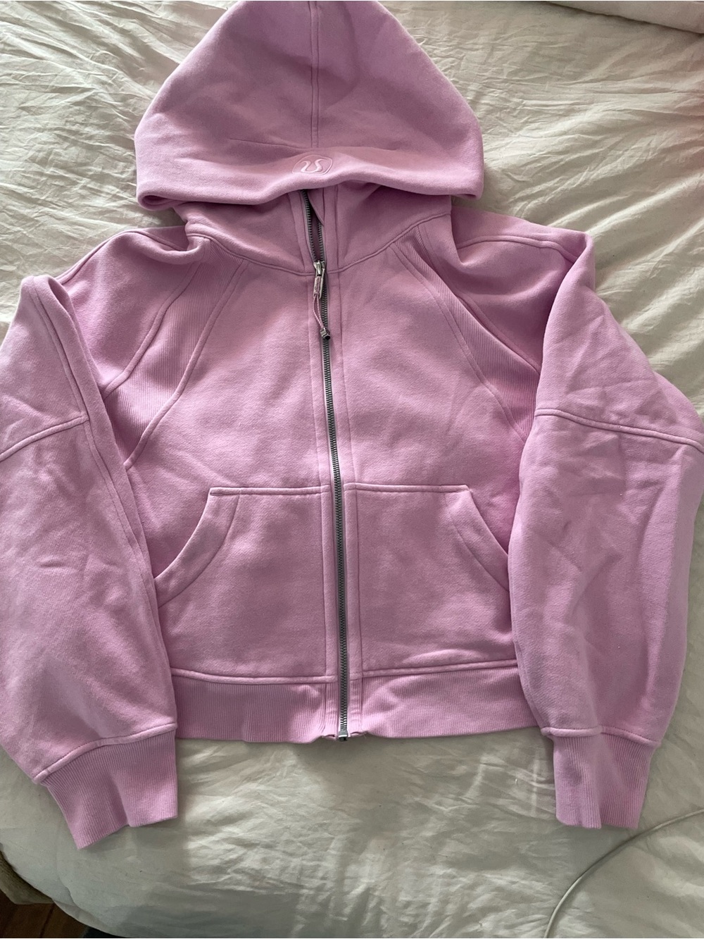 lululemon athletica Lavender Full-Zip Scuba Hoodie Jacket